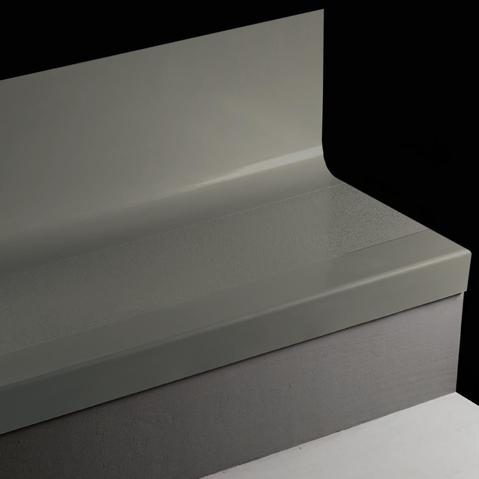 Tarkett - Marche d'escalier en caoutchouc avec contremarche intégrée Angle Fit FastLane #72 Harbour avec Insert 42"