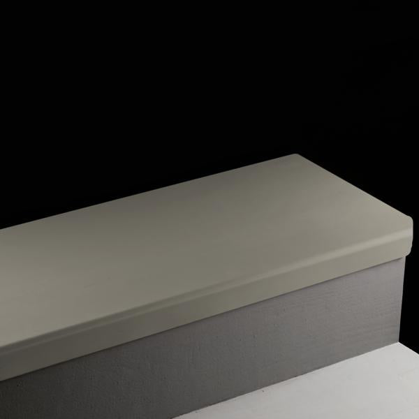 Tarkett - Vinyl Stair Treads #20 Charcoal nez rond Service Weight avec Sans Insert 4'