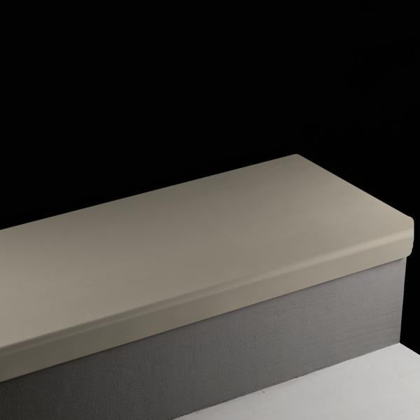 Tarkett - Vinyl Stair Treads #29 Moon Rock nez rond Service Weight avec Sans Insert 12' (paquet de 5)