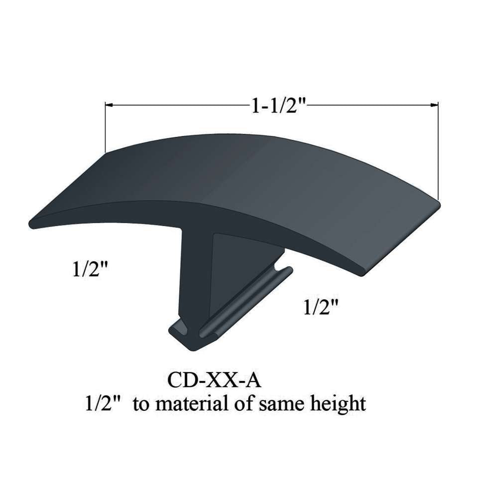 Tarkett - Moulures en T - CD 18 A 1/2" to material of same height #18 Navy Blue 12'