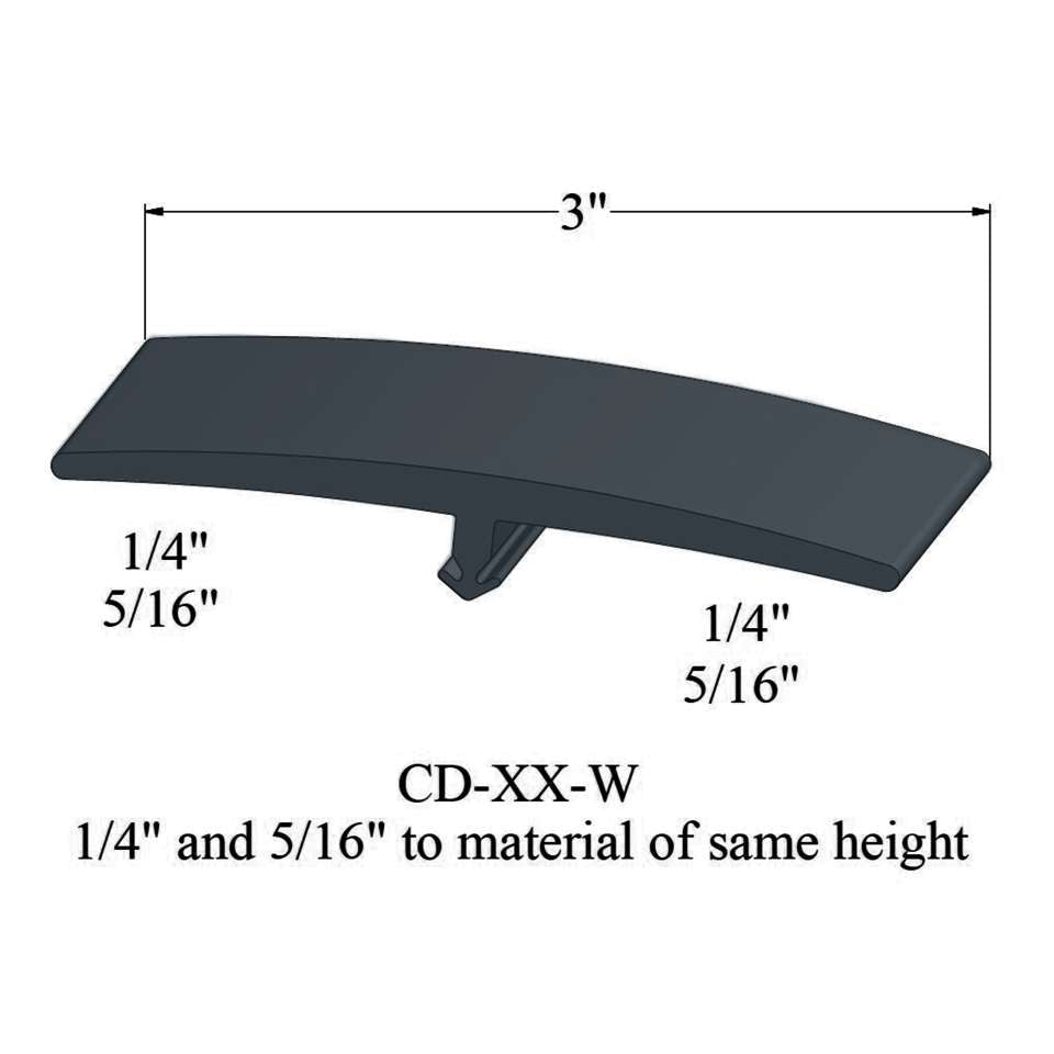 Tarkett - Moulures en T - CD 18 W 1/4 and 5/16" to material of same height" #18 Navy Blue 12'
