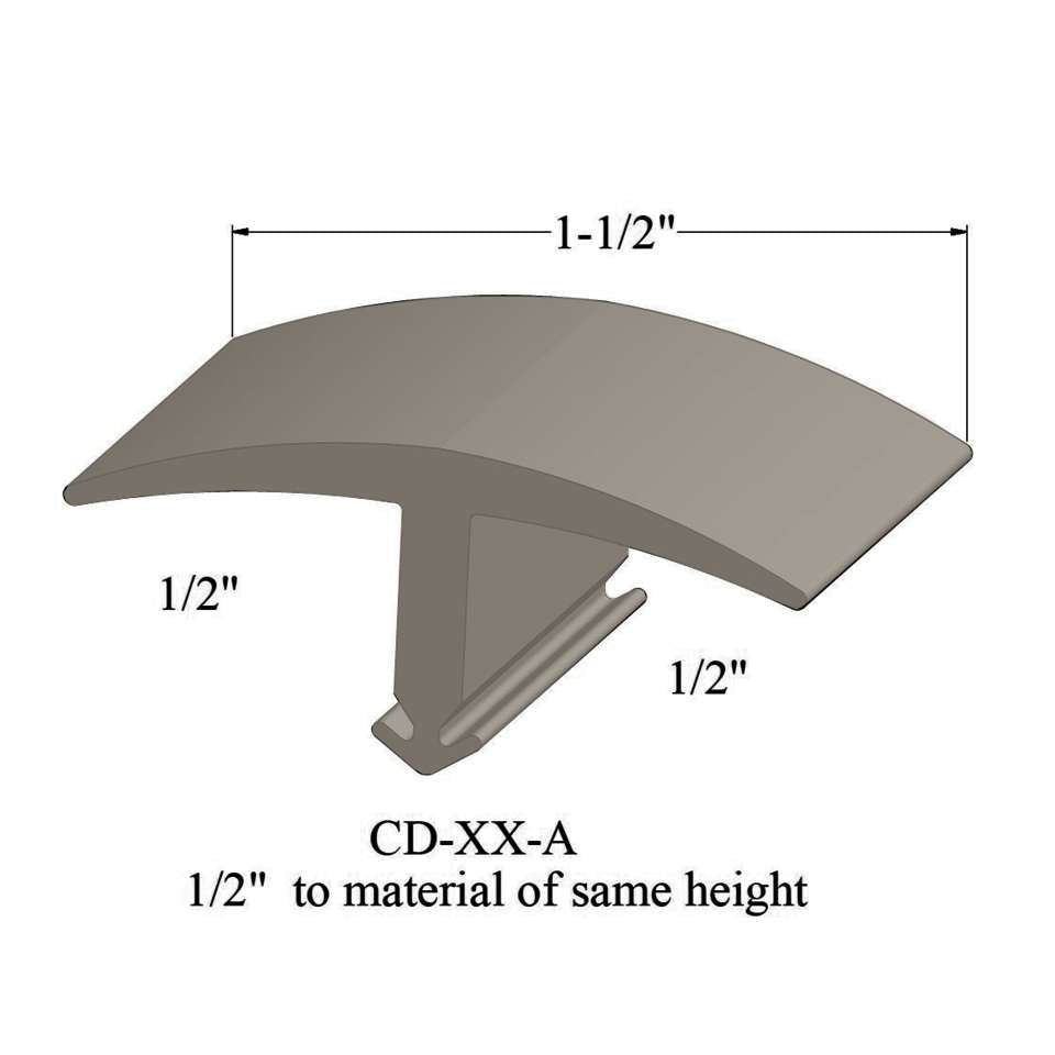 Tarkett - Moulures en T - CD 22 A 1/2" to material of same height #22 Pearl 12'