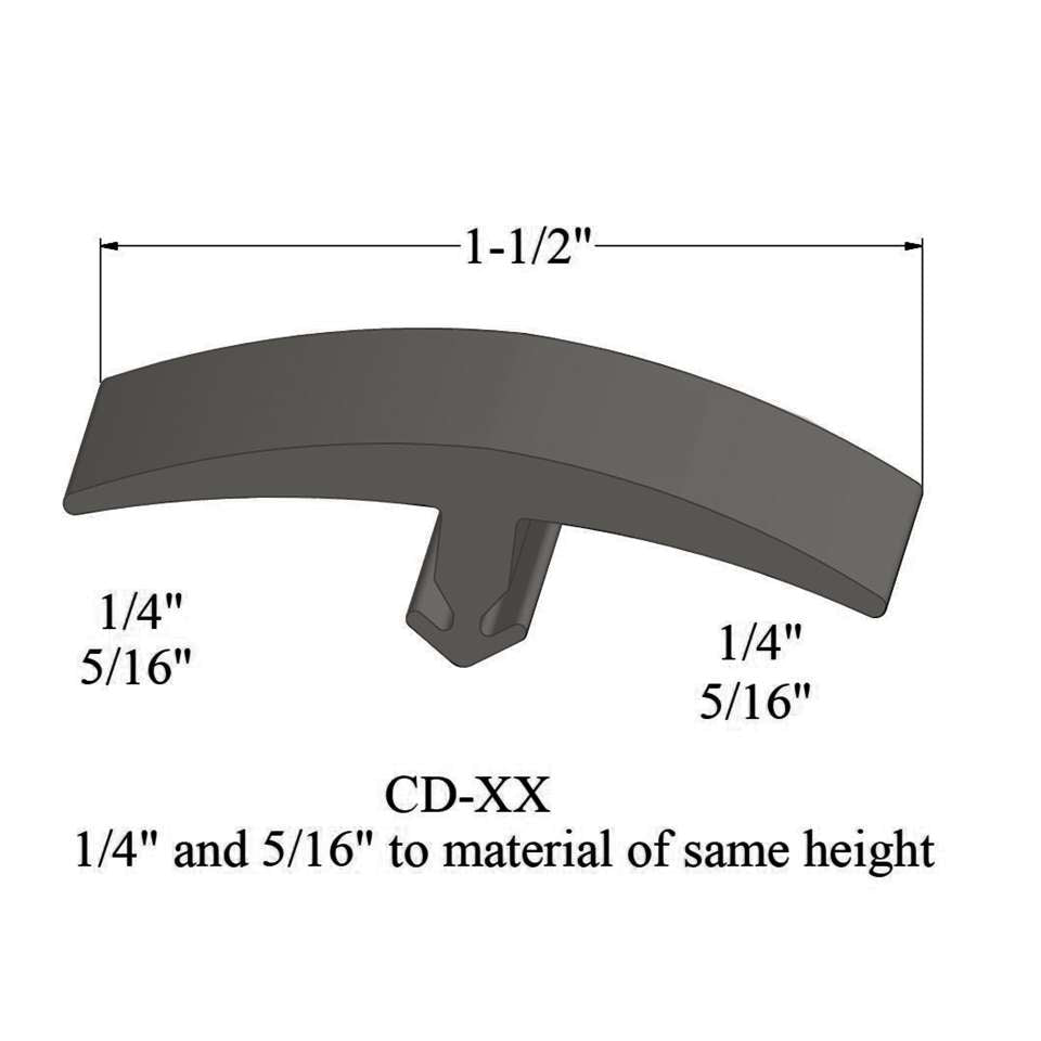 Tarkett - Moulures en T - CD 29 1/4 and 5/16" to material of same height" #29 Moon Rock 12'