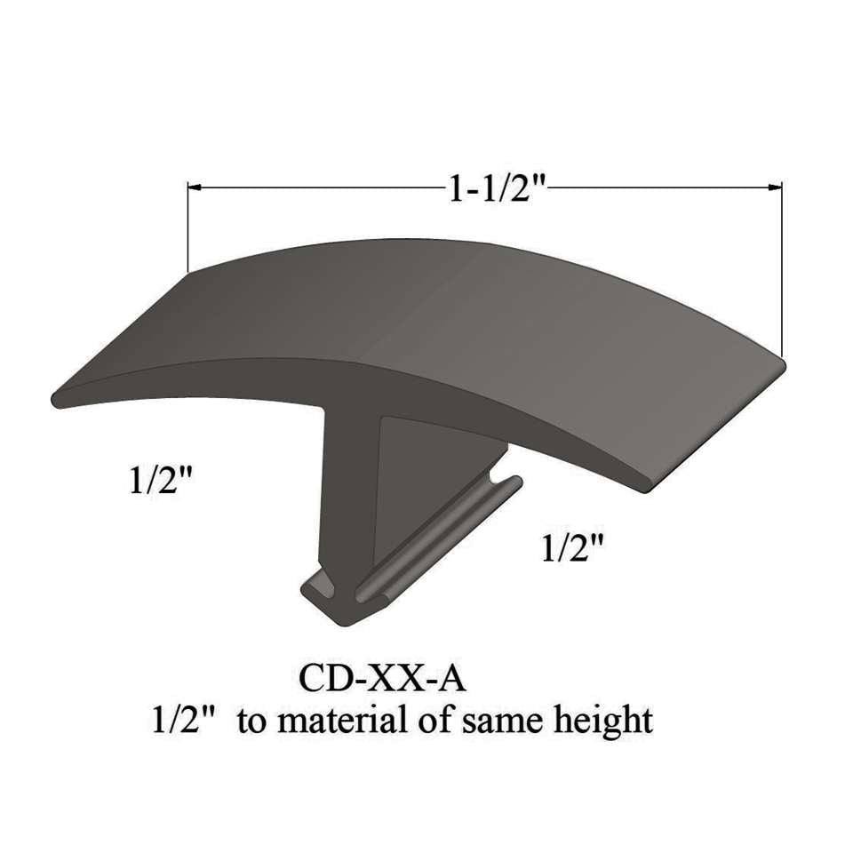 Tarkett - Moulures en T - CD 29 A 1/2" to material of same height #29 Moon Rock 12'