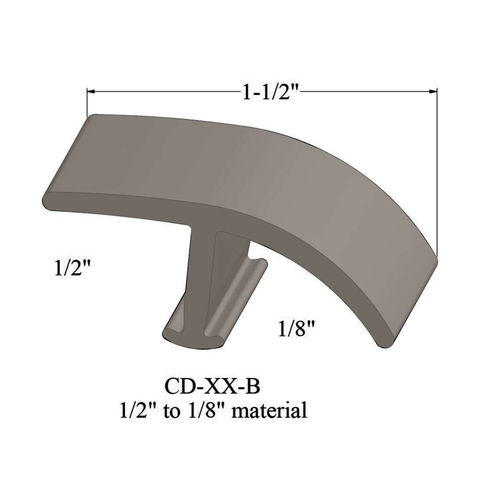 Tarkett - Moulures en T - CD 31 B 1/2" to 1/8" material #31 Zephyr 12'