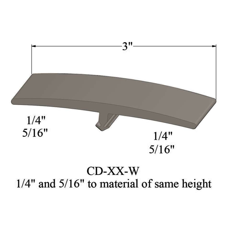 Tarkett - Moulures en T - CD 31 W 1/4 and 5/16" to material of same height" #31 Zephyr 12'