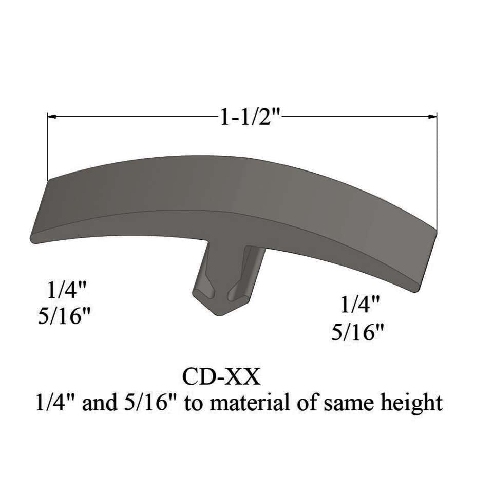 Tarkett - Moulures en T - CD 32 1/4 and 5/16" to material of same height" #32 Pebble 12'