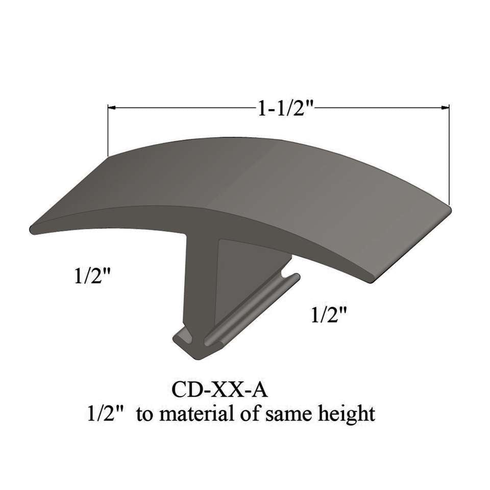 Tarkett - Moulures en T - CD 32 A 1/2" to material of same height #32 Pebble 12'