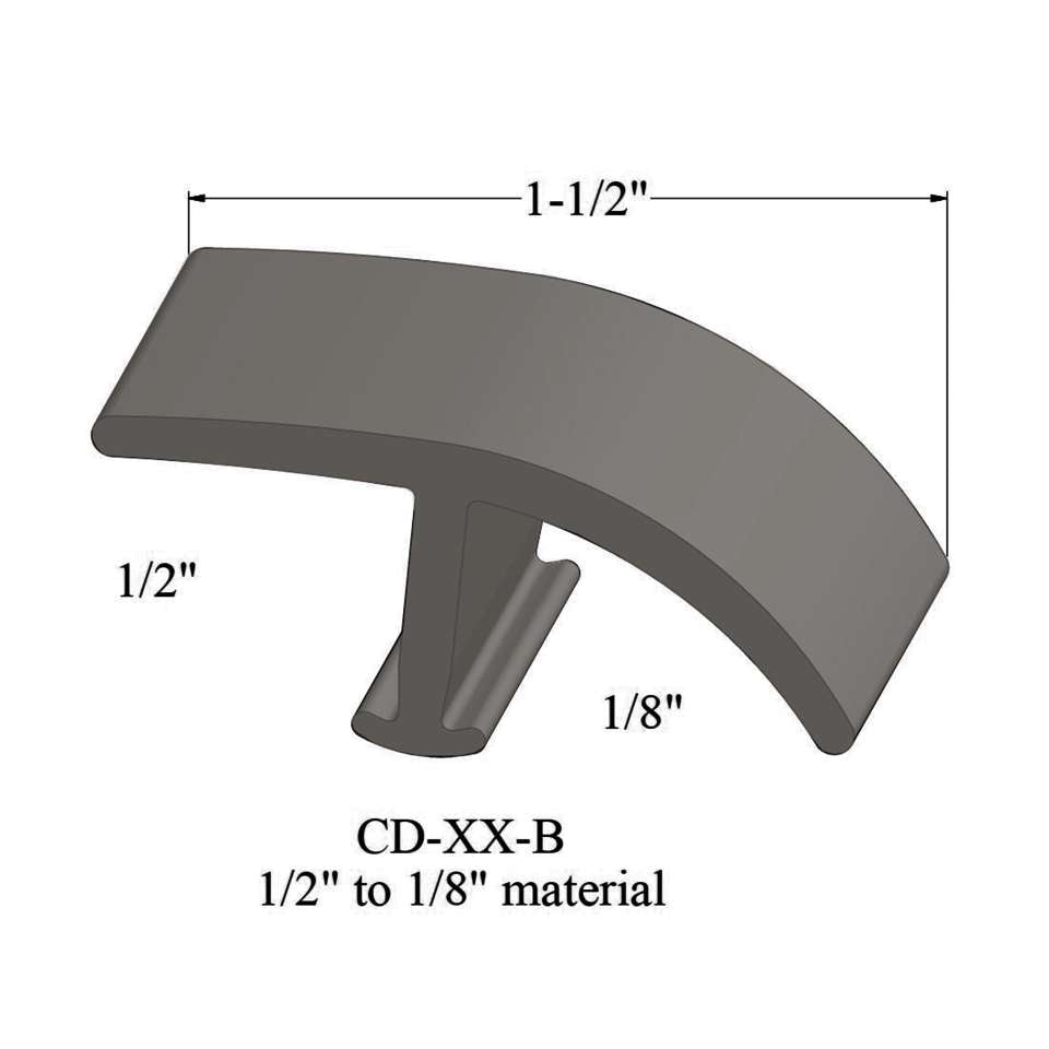 Tarkett - Moulures en T - CD 32 B 1/2" to 1/8" material #32 Pebble 12'