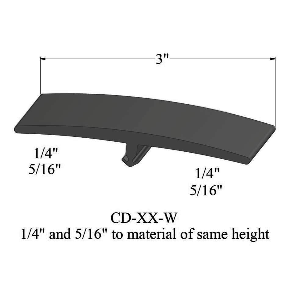 Tarkett - Moulures en T - CD 63 W 1/4 and 5/16" to material of same height" #63 Burnt Umber 12'