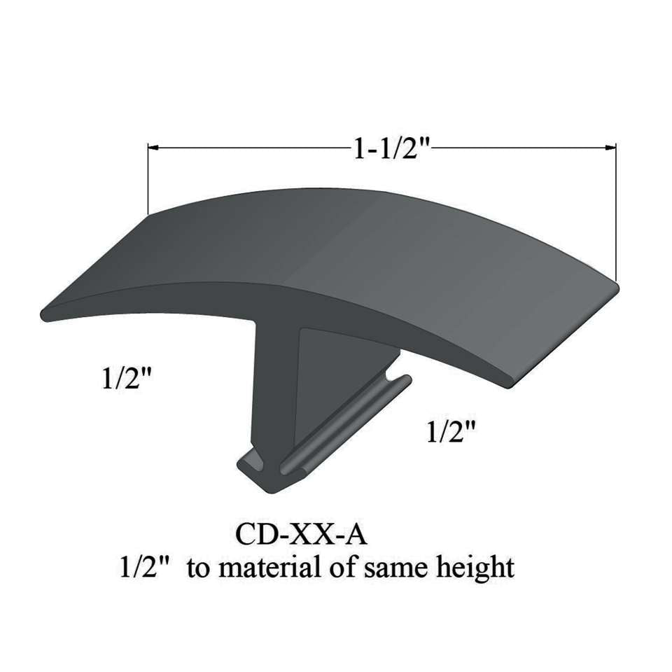 Tarkett - Moulures en T - CD 71 A 1/2" to material of same height #71 Storm Cloud 12'