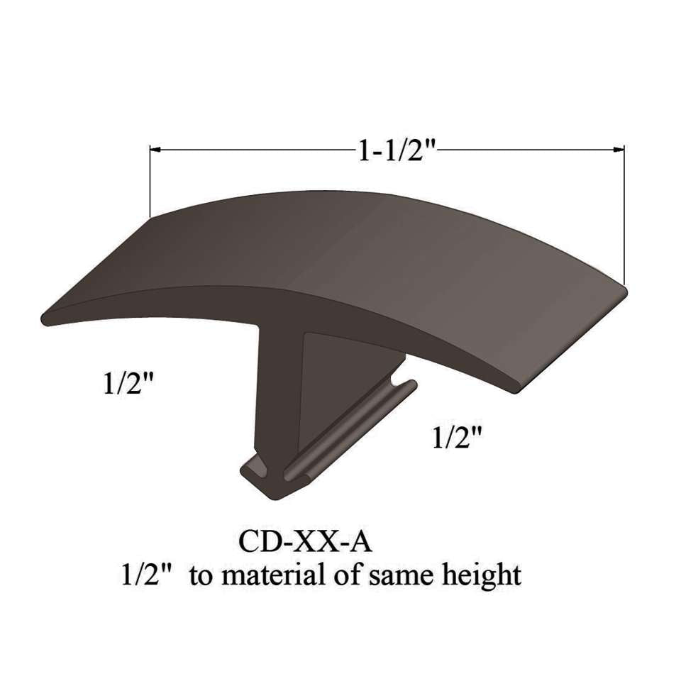 Tarkett - Moulures en T - CD 76 A 1/2" to material of same height #76 Cinnamon 12'