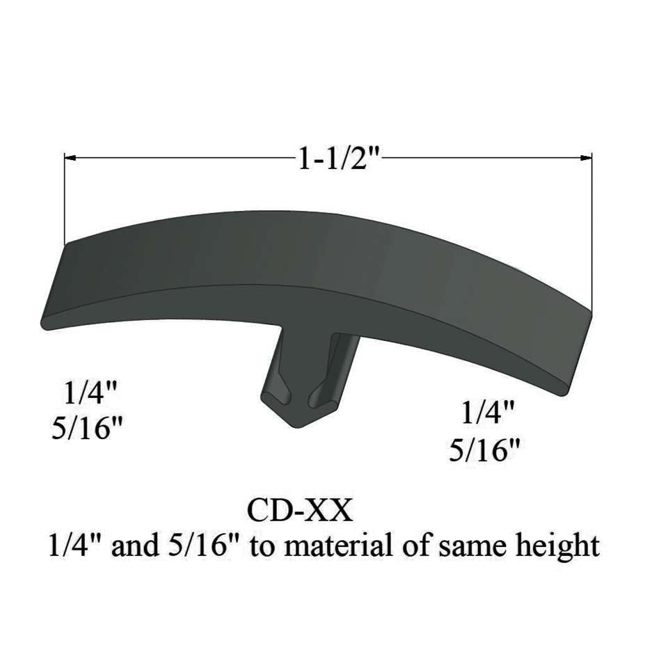Tarkett - Moulures en T - CD 86 1/4 and 5/16" to material of same height" #86 Hunter Green 12'