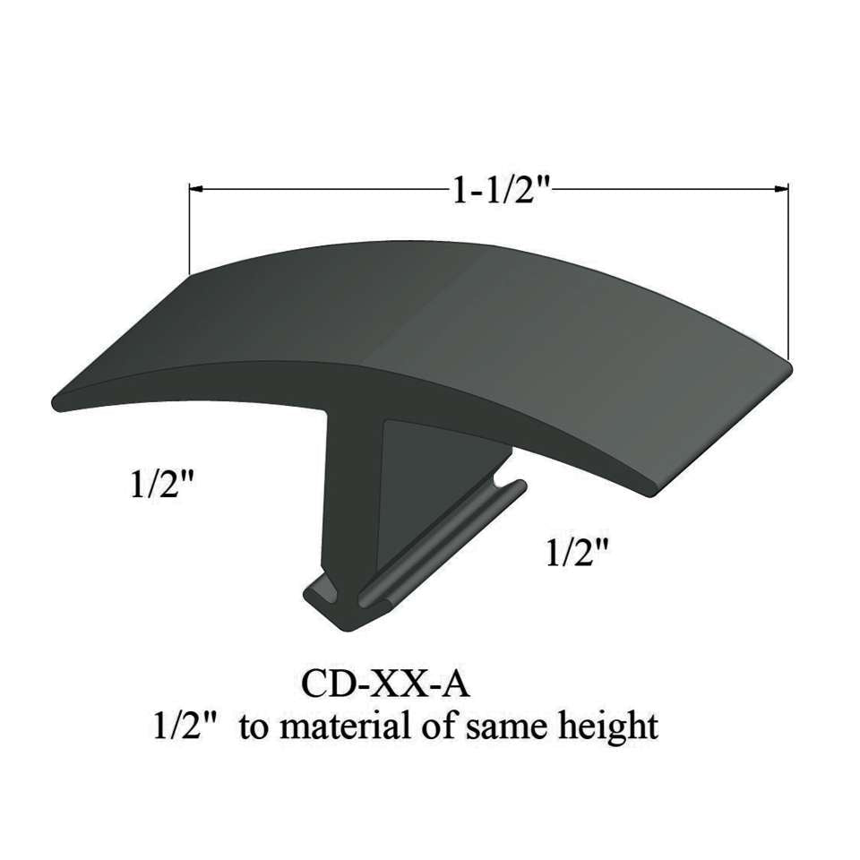Tarkett - Moulures en T - CD 86 A 1/2" to material of same height #86 Hunter Green 12'