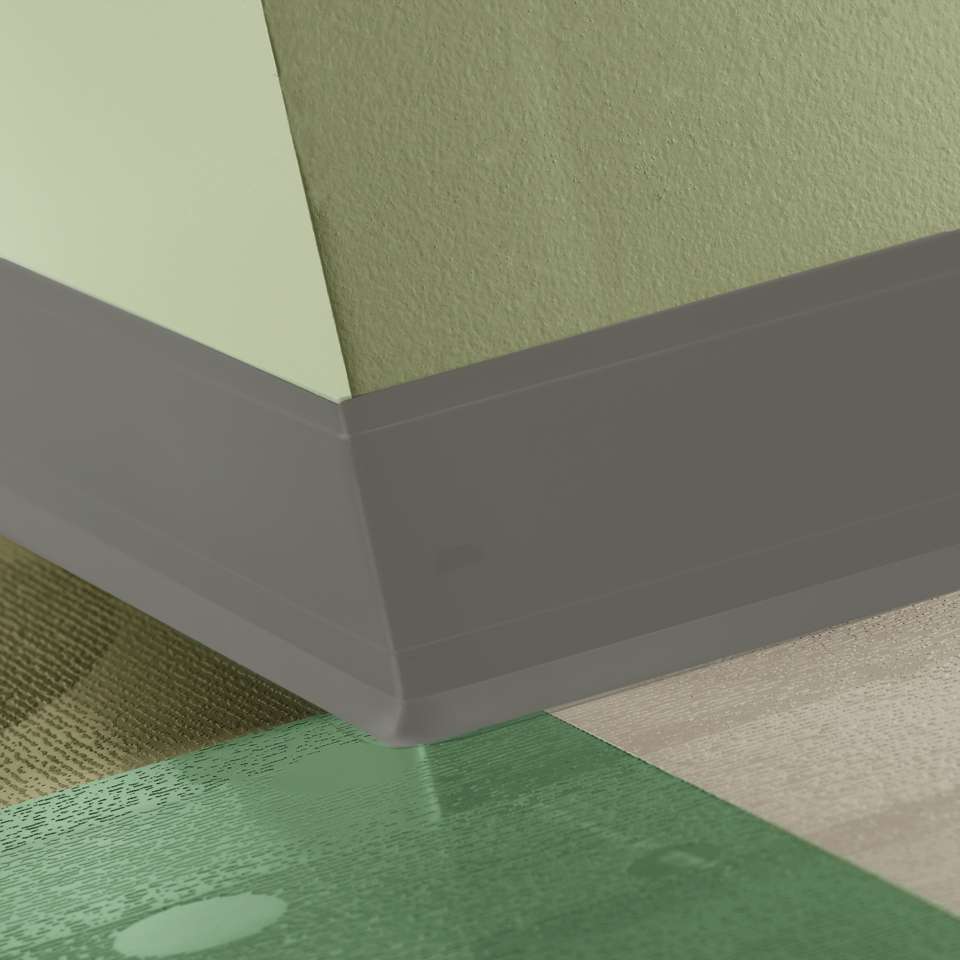 Tarkett - Perceptions - Contour 4 1/4" #29 Moon Rock - Wallbase 120'