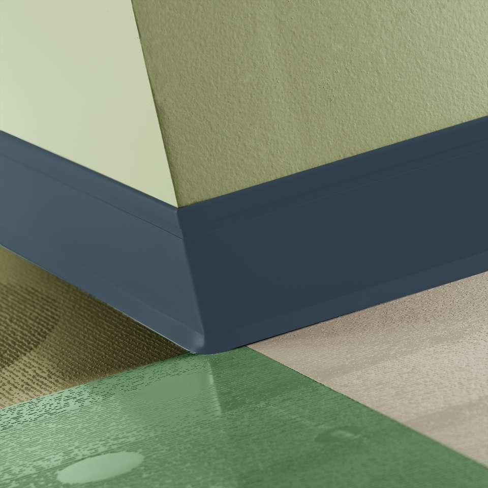 Tarkett - Perceptions - Recess Toe 4 1⁄4” #18 Navy Blue - Wallbase 120'