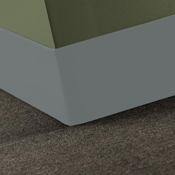 Tarkett - Plinthe en caoutchouc Duracove Thermoplastic Rubber 1/8" (Type TP) TOE Duracove #28 Medium Grey - 1/8" (3 mm) x 4-1/2" x 120'