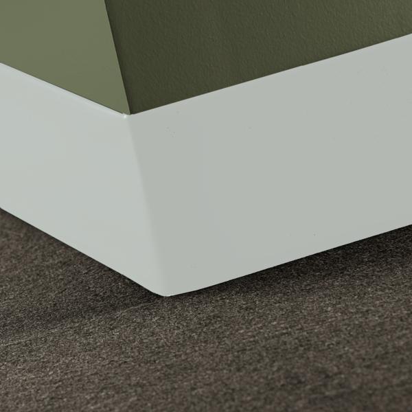 Tarkett - Plinthe en caoutchouc Duracove Thermoplastic Rubber 1/8" (Type TP) TOE Duracove #50 White - 1/8" (3 mm) x 4-1/2" x 120'