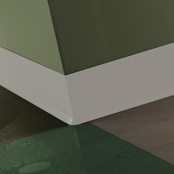 Tarkett - Plinthe en caoutchouc Duracove Thermoplastic Rubber 1/8" (Type TP) TOE Duracove #VL2 Whispering Mist - 1/8" (3 mm) x 2-1/2" x 120'
