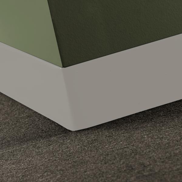 Tarkett - Plinthe en caoutchouc Duracove Thermoplastic Rubber 1/8" (Type TP) TOE Duracove #VL2 Whispering Mist - 1/8" (3 mm) x 4-1/2" x 120'