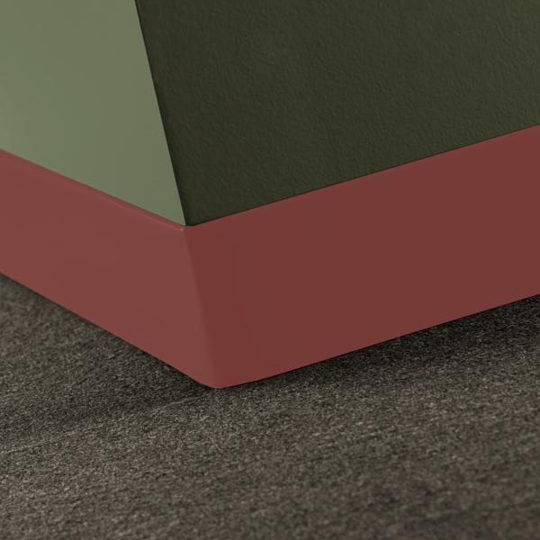 Tarkett - Plinthe en caoutchouc Duracove Thermoplastic Rubber 1/8" (Type TP) TOE Duracove #VL7 Sailor Red - 1/8" (3 mm) x 4" x 120'