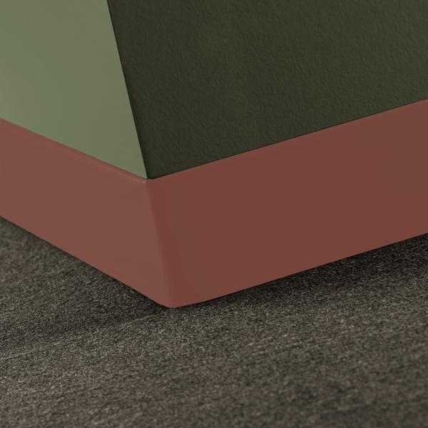 Tarkett - Plinthe en caoutchouc Duracove Thermoplastic Rubber 1/8" (Type TP) TOE Duracove #VL9 Red Clay - 1/8" (3 mm) x 4" x 120'