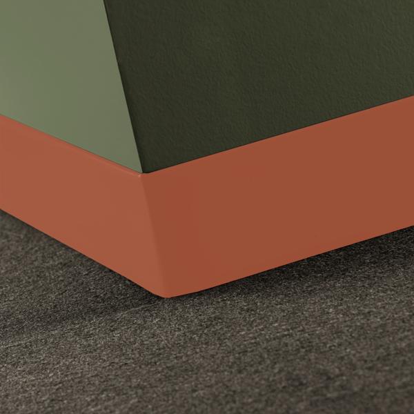 Tarkett - Plinthe en caoutchouc Duracove Thermoplastic Rubber 1/8" (Type TP) TOE Duracove #VM1 Hot Spice - 1/8" (3 mm) x 4" x 120'