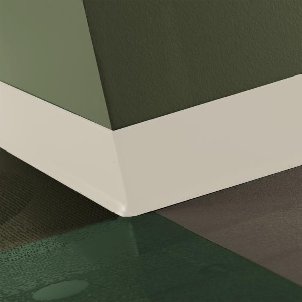 Tarkett - Plinthe en caoutchouc Duracove Thermoplastic Rubber 1/8" (Type TP) Toeless Duracove #01 Snow White - 1/8" (3 mm) x 6" x 100'