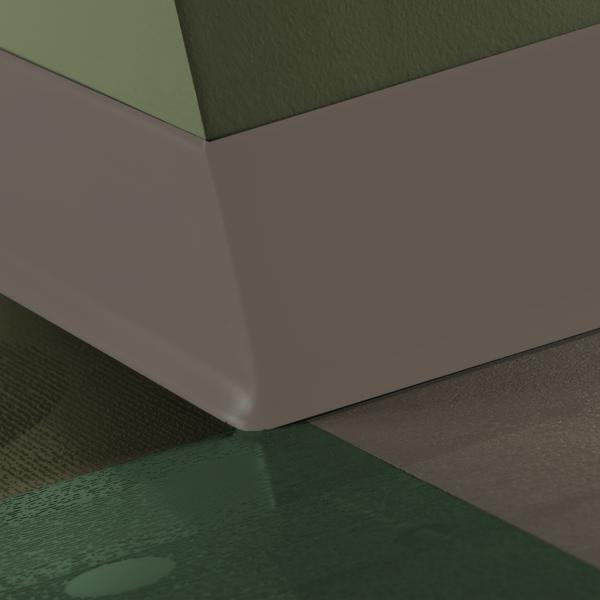 Tarkett - Plinthe en caoutchouc Duracove Thermoplastic Rubber 1/8" (Type TP) Toeless Duracove #283 Toast - 1/8" (3 mm) x 4" x 100'