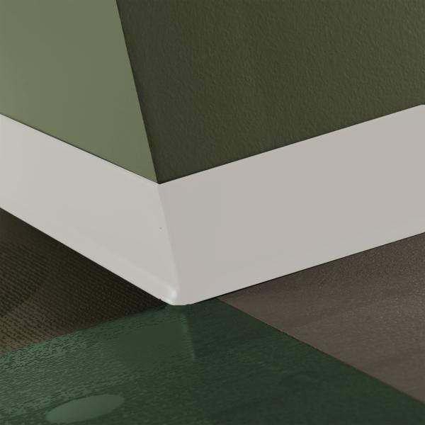 Tarkett - Plinthe en caoutchouc Duracove Thermoplastic Rubber 1/8" (Type TP) Toeless Duracove #460 Cotton - 1/8" (3 mm) x 6" x 100'