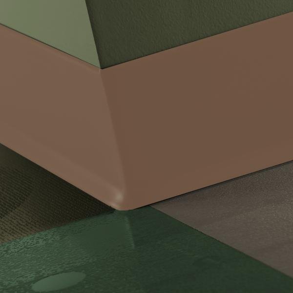 Tarkett - Plinthe en caoutchouc Duracove Thermoplastic Rubber 1/8" (Type TP) Toeless Duracove #TA7 Rusty Nail - 1/8" (3 mm) x 4" x 100'