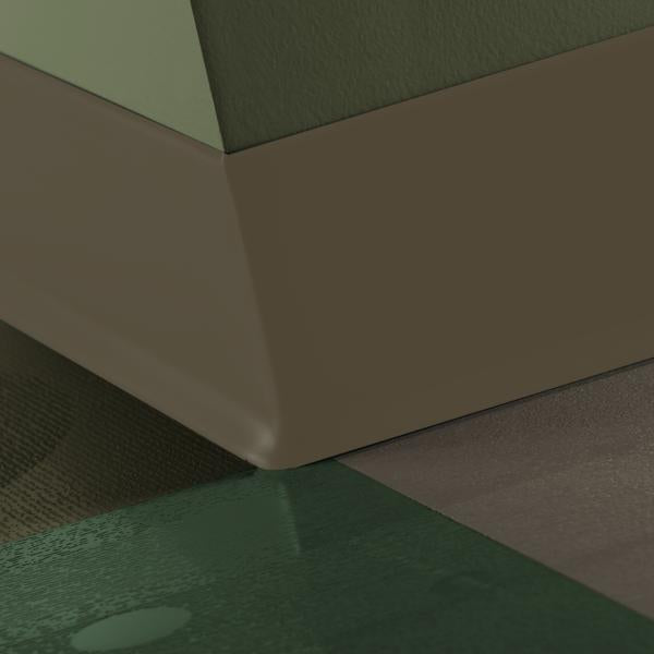 Tarkett - Plinthe en caoutchouc Duracove Thermoplastic Rubber 1/8" (Type TP) Toeless Duracove #TB2 Boxwood - 1/8" (3 mm) x 4" x 100'
