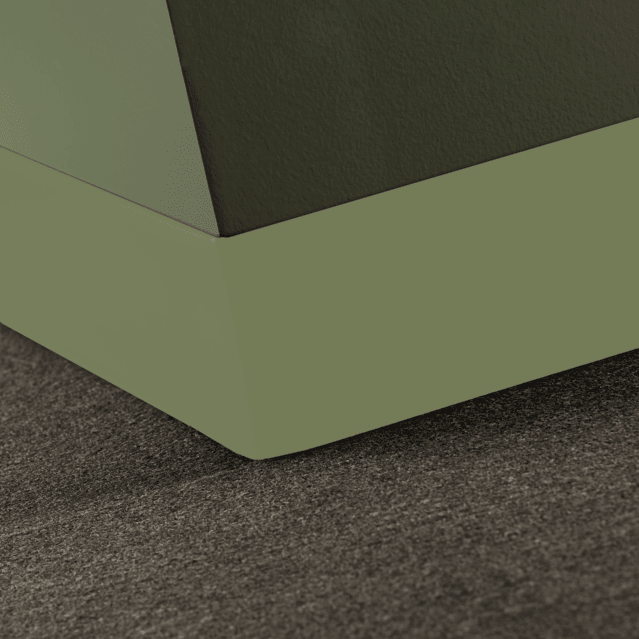 Tarkett - Plinthe en caoutchouc Duracove Thermoplastic Rubber 1/8" (Type TP) Toeless Duracove #VM3 Gecko - 1/8" (3 mm) x 4" x 120'
