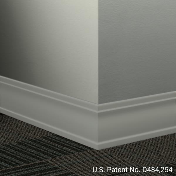 Tarkett - Plinthe Millwork profilée en caoutchouc Outline #282 Vaporize 3-1/2" x 8' (paquet de 10)