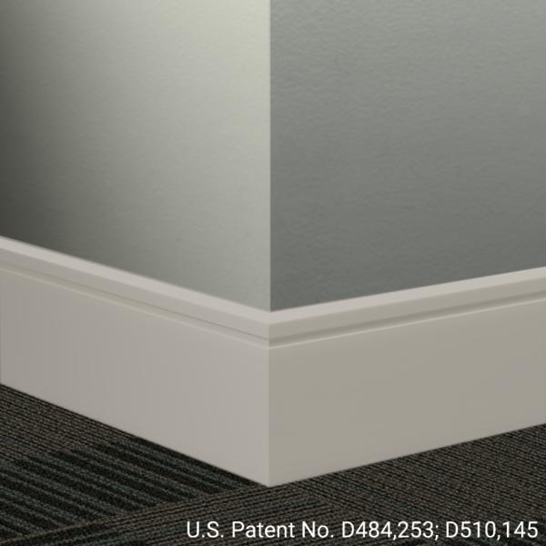 Tarkett - Plinthe Millwork profilée en caoutchouc Reveal #VL2 Whispering Mist 4-1/4" x 8' (paquet de 8)
