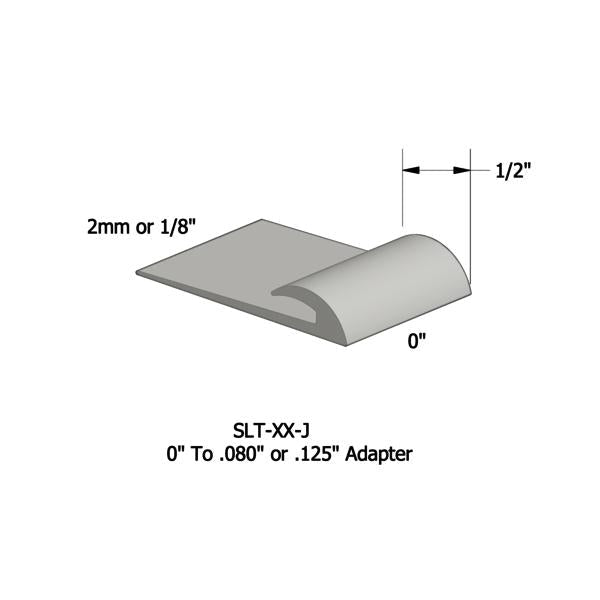 Tarkett - Réducteur en vinyle Slim Line #8 Navy Blue 1/8" x 12'