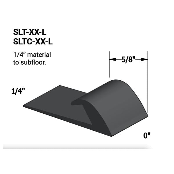Tarkett - Réducteur en vinyle Slim Line #TA6 Icicle 1/4" x 12'