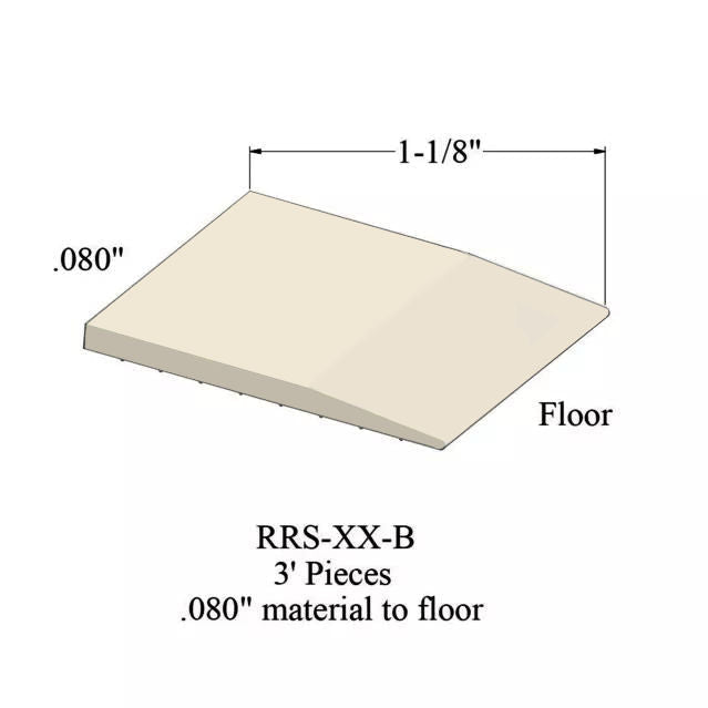 Tarkett - Réducteur Resil. .080 1-1/8 Grand n° 01 ||RRS01B - Ceramed