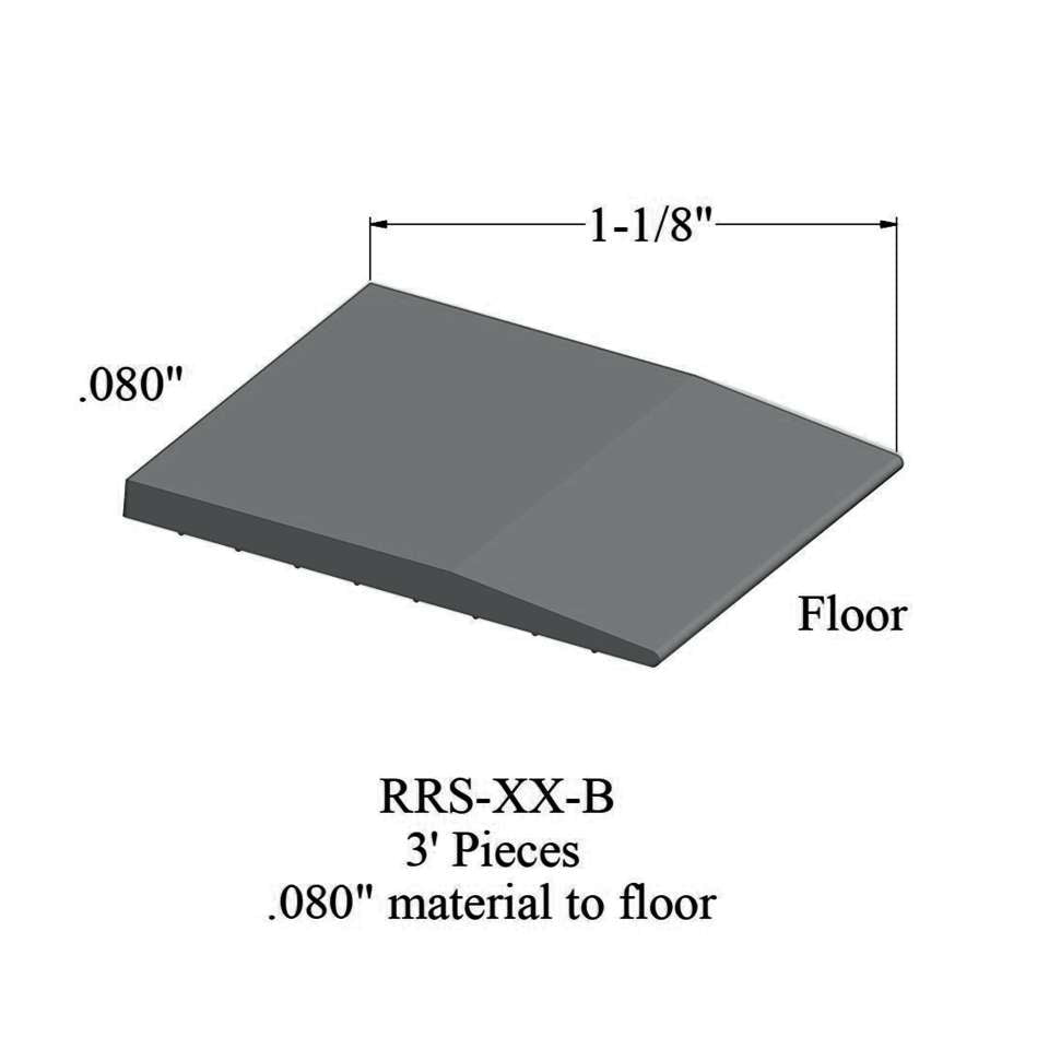Tarkett - Réducteur - RRS 28 B 3' pieces - .080" material to floor #28 Medium Grey