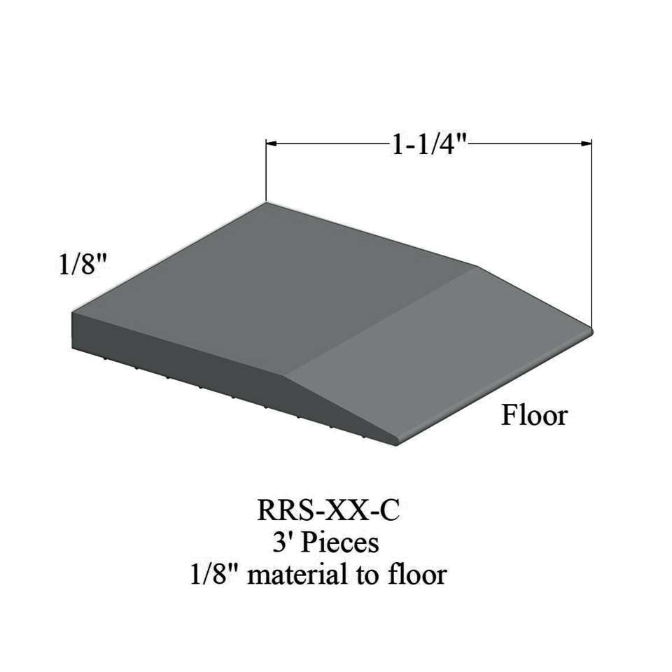 Tarkett - Réducteur - RRS 28 C 3' pieces - 1/8" material to floor #28 Medium Grey