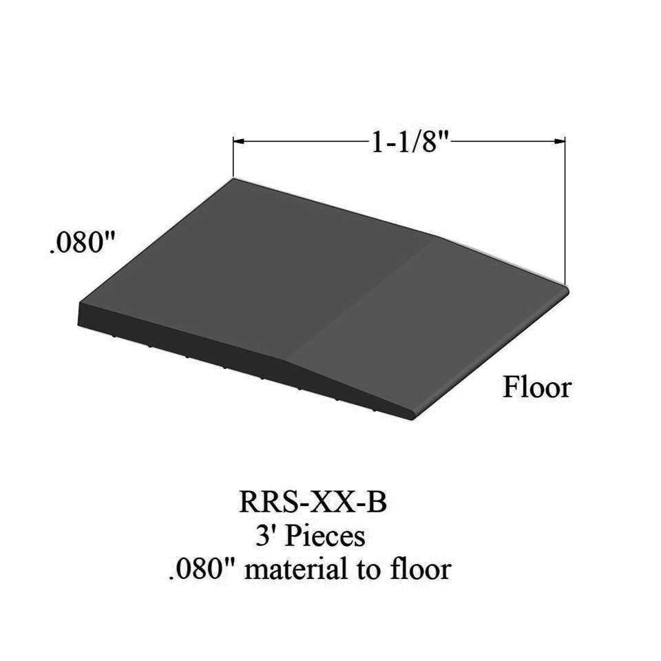 Tarkett - Réducteur - RRS 40 B 3' pieces - .080" material to floor #40 Black