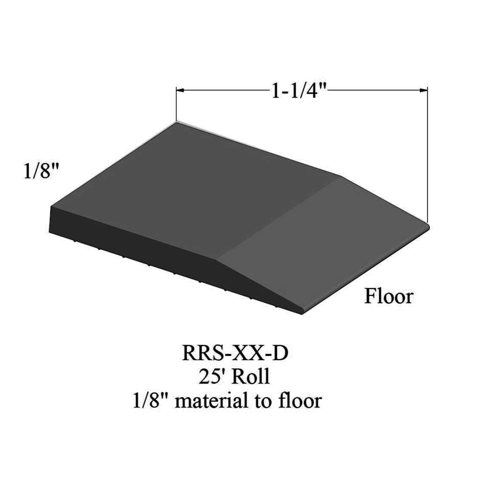 Tarkett - Réducteur - RRS 40 D 25' roll - 1/8" material to floor #40 Black
