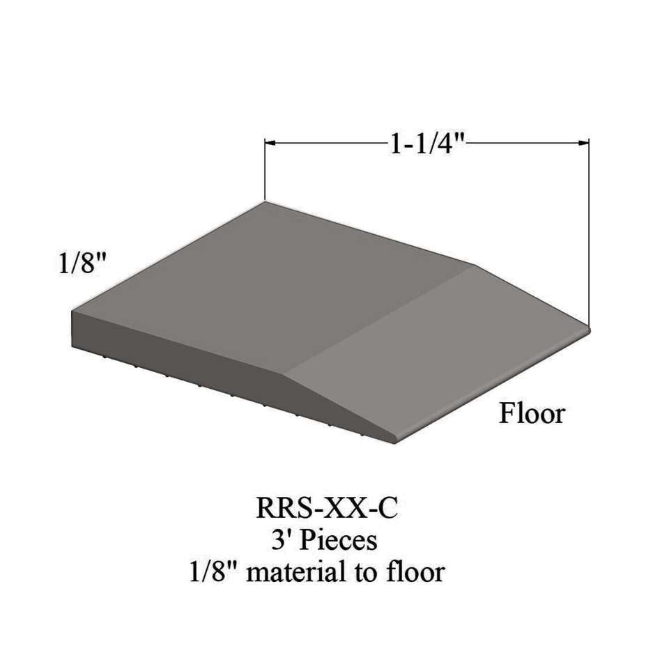 Tarkett - Réducteur - RRS 55 C 3' pieces - 1/8" material to floor #55 Silver Grey