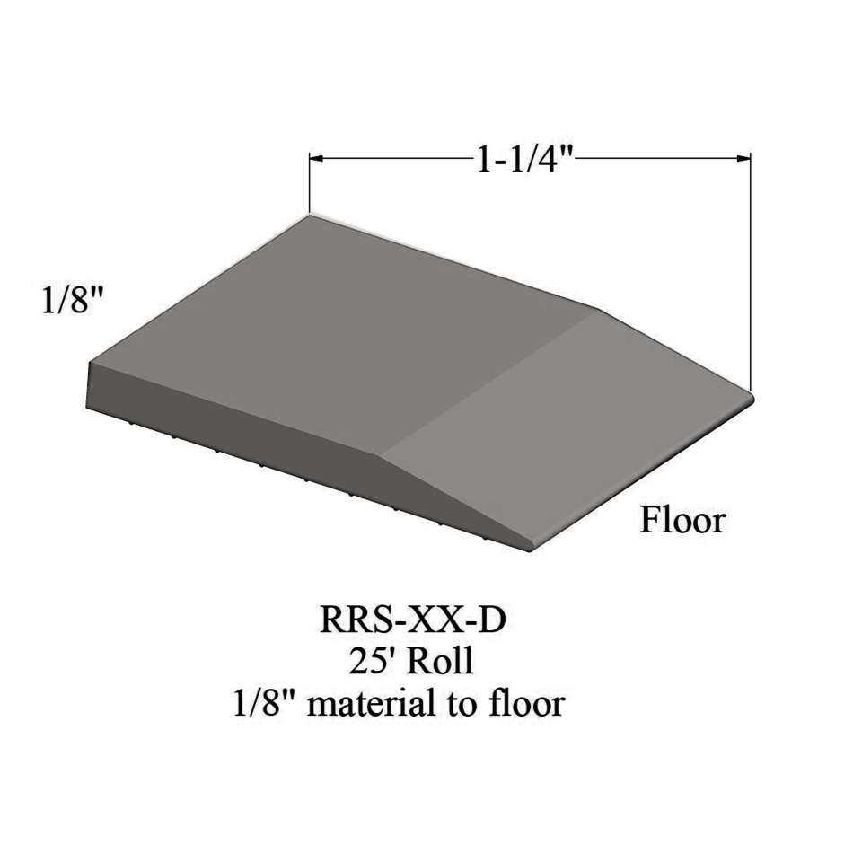 Tarkett - Réducteur - RRS 55 D 25' roll - 1/8" material to floor #55 Silver Grey