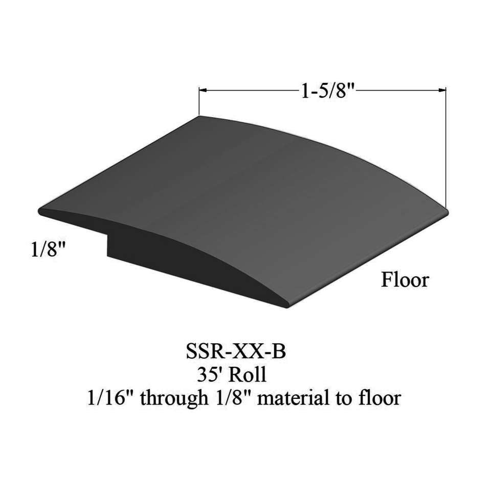 Tarkett - Réducteur - SSR 40 B 35' roll - 1/16 or 1/8" material to floor" #40 Black
