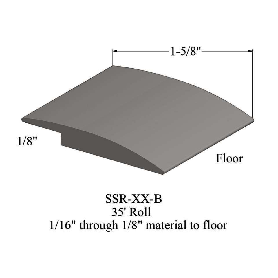 Tarkett - Réducteur - SSR 55 B 35' roll - 1/16 or 1/8" material to floor" #55 Silver Grey