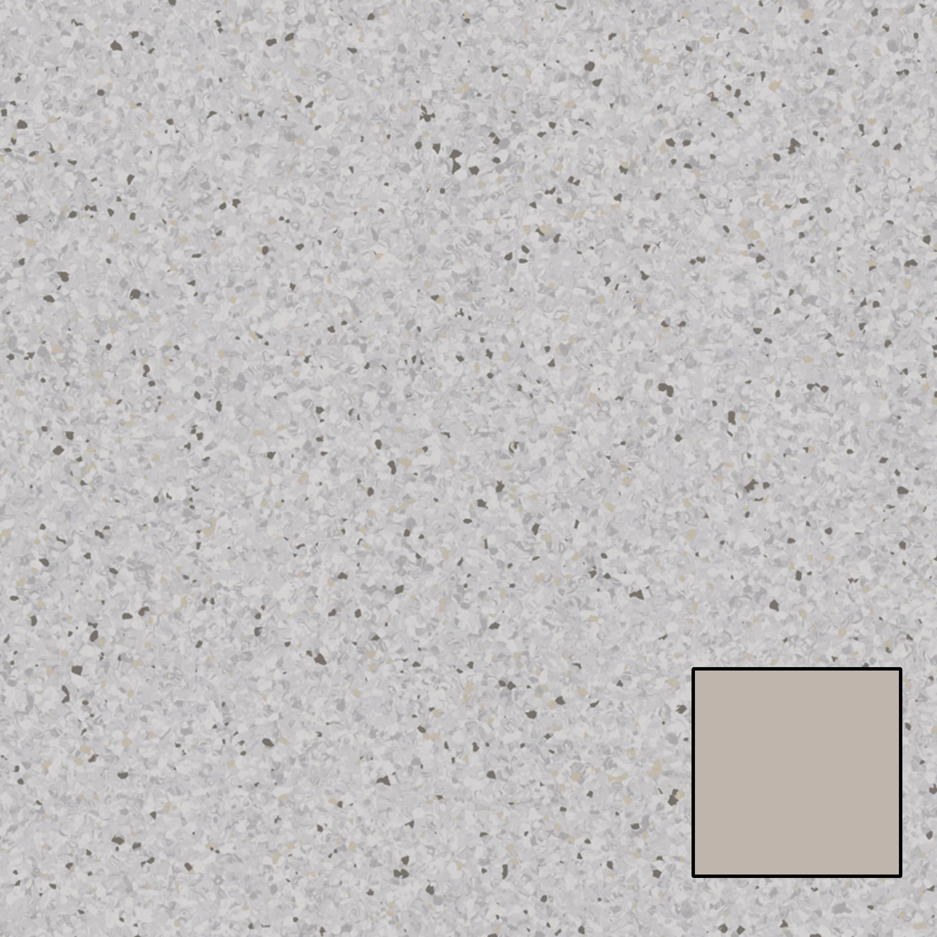 Tarkett - Rouleau de vinyle homogène Aria 3.0 #0652 Gravel 6-1/2' x 2 mm (vendu en vg²)