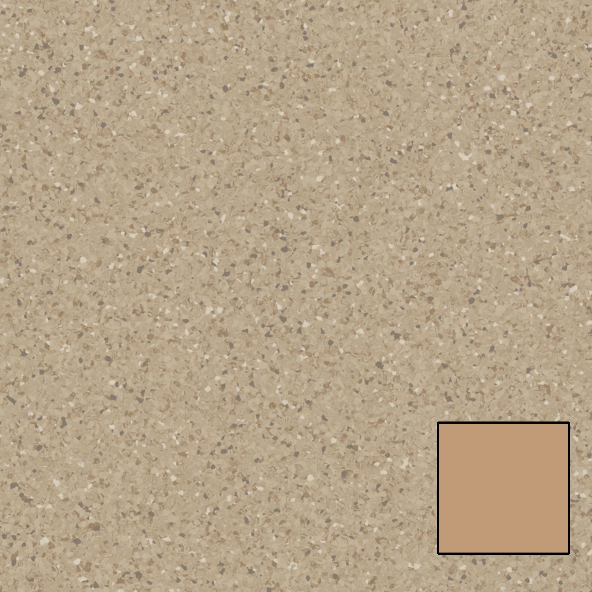 Tarkett - Rouleau de vinyle homogène Aria 3.0 #0659 Brown Sugar 6-1/2' x 2 mm (vendu en vg²)