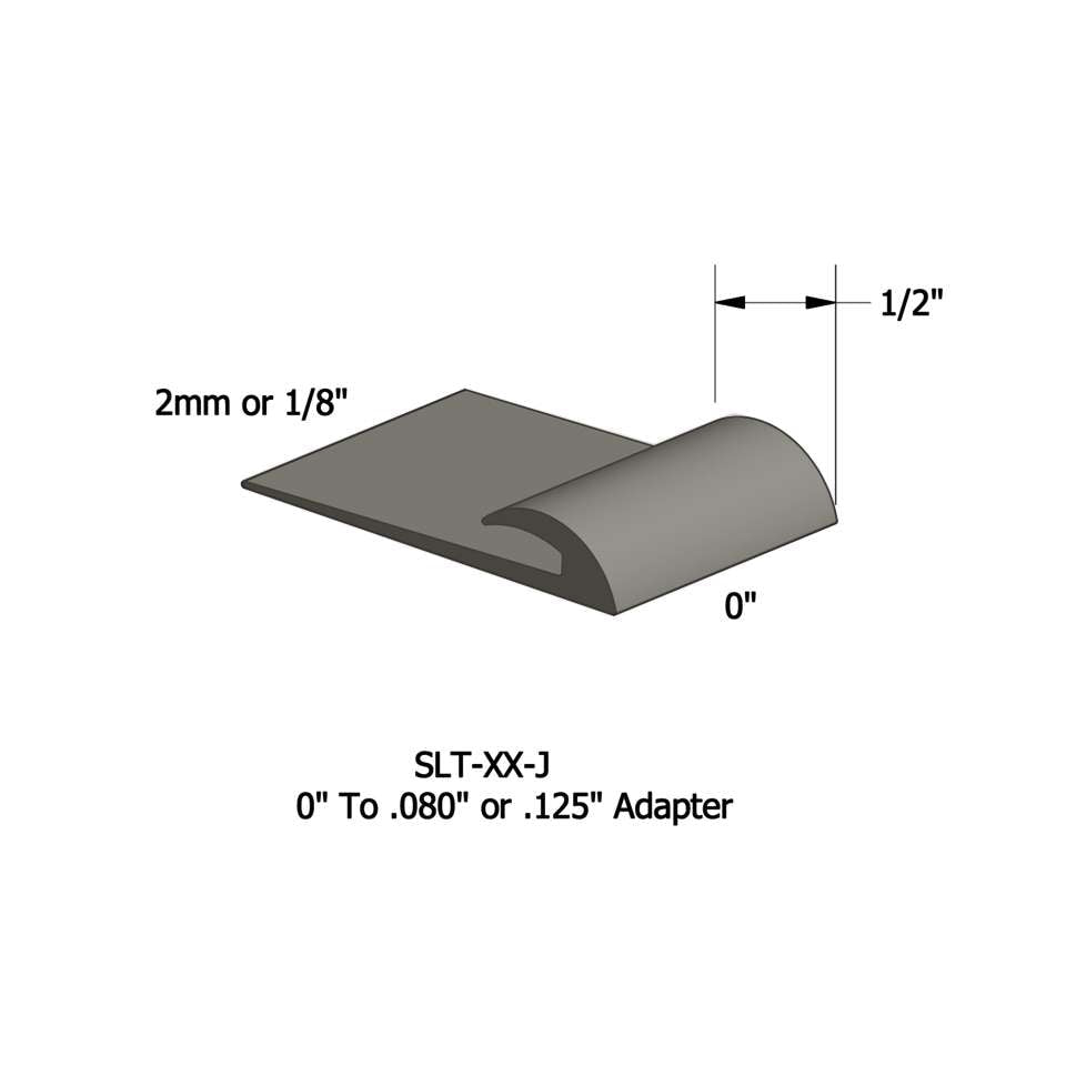 Tarkett - Slim Line Transitions - SLT 179 J .080" or 1/8" matériau de sous-plancher #179 Steel 12'