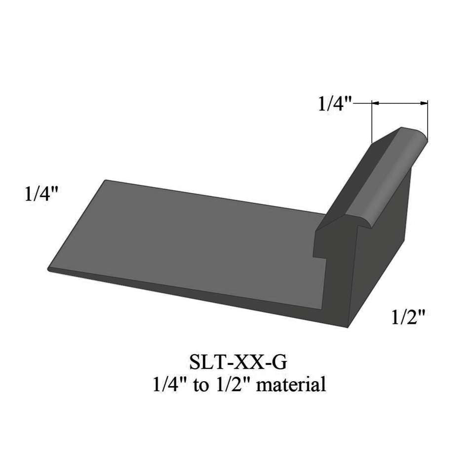 Tarkett - Slim Line Transitions - SLT 20 G 1/4 to 1/2" material" #20 Charcoal 12'